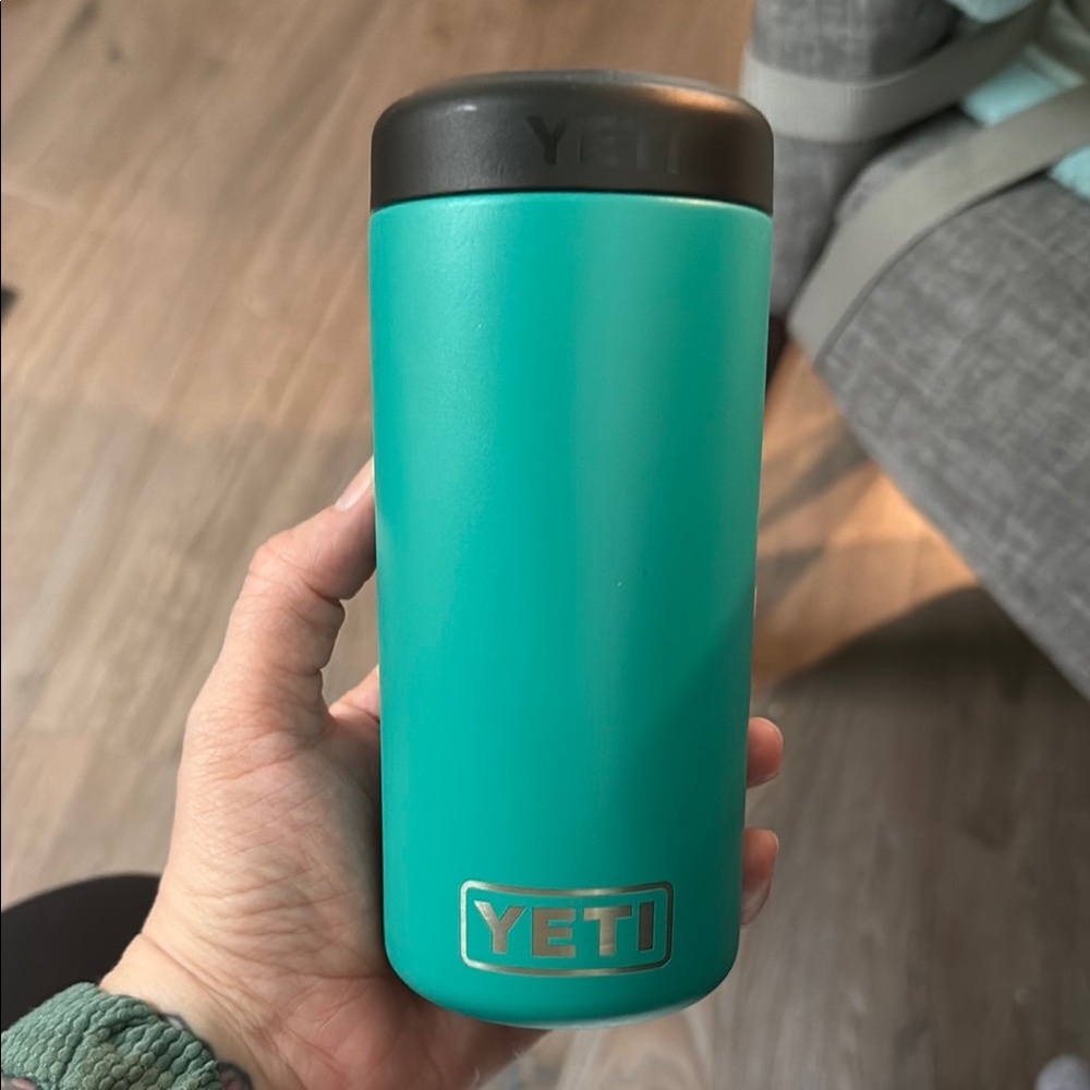 Yeti Colster Slim 12oz. White claw cozy. Brand new, never used.